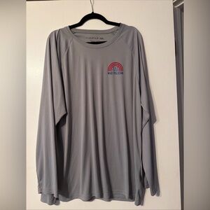 Mad Pelican American Beach Arch Sun Kicker Raglan UV Long Sleeve T-Shirt - 2XL